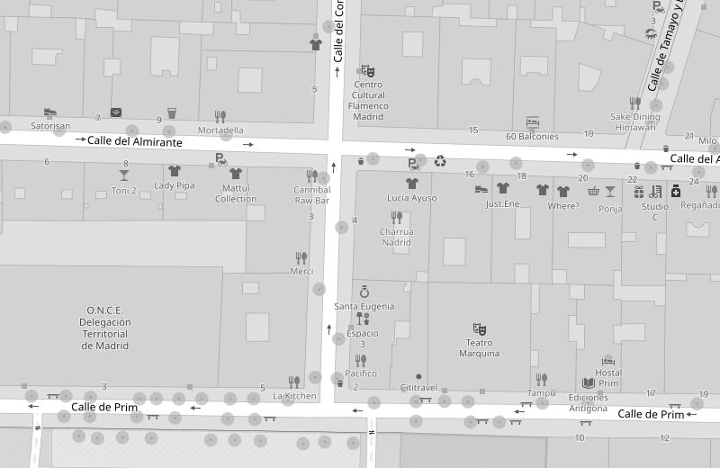 Map — Merry Design Studio, Calle Conde de Xiquena 4, Madrid